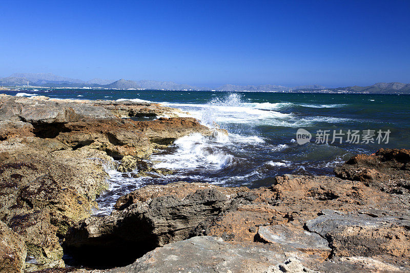 Can Picafort海岸，马略卡岛，西班牙